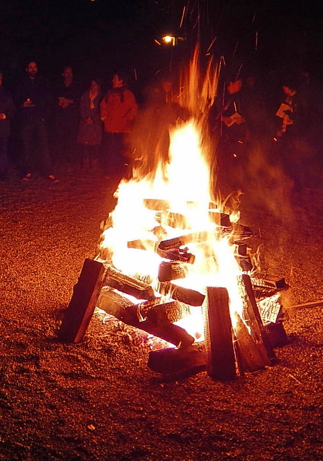 Zahlreiche  Besucher kamen zu frher S... jedem Besucher ein frohes Osterfest.   | Foto: Claudia Gempp