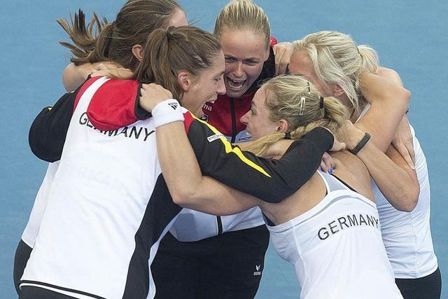 Deutsche Tennis-Damen im Fedcup-Finale: „Was fr ein tolles Team“