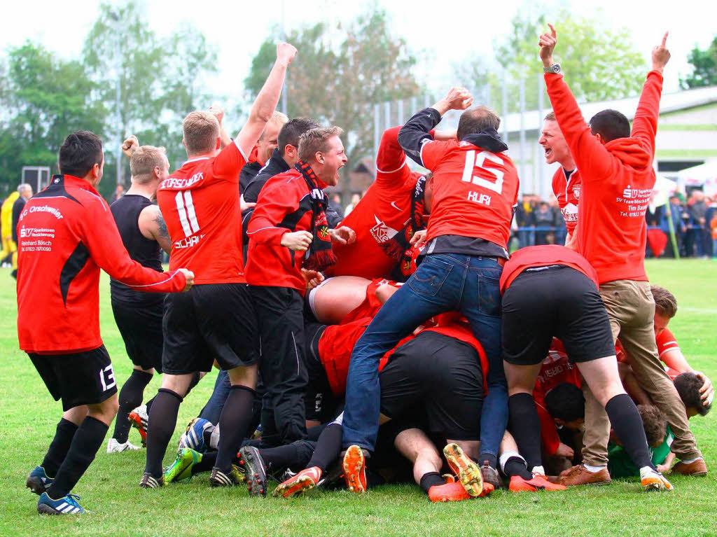 Der Pokaltriumph des SC Orschweier. Der Pokaltriumph des SC Orschweier.