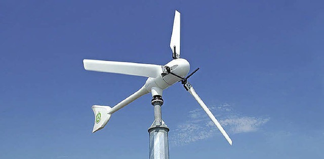 Kleinwindanlagen sind in Deutschland noch ras gest.   | Foto: Bundesverband Kleinwindanlagen