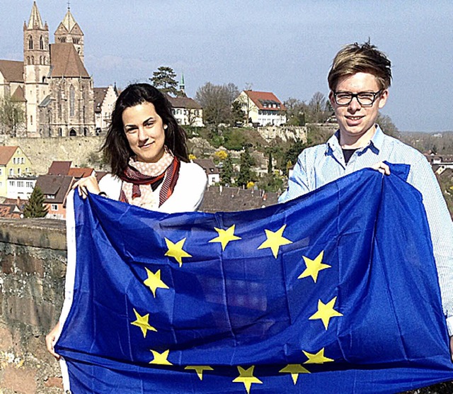Mariel Wendel und Sebastian Scheffelt ...ropischen Jugendparlament  vertreten.  | Foto: max landerer