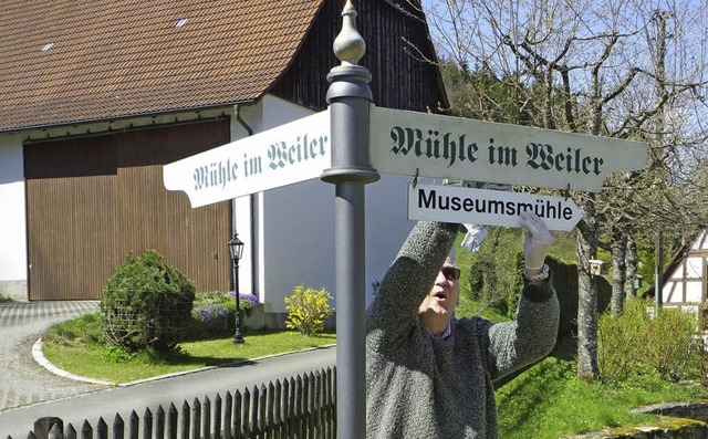 Groputz an der Museumsmhle in Sthli...nn beginnen.                            | Foto: Bruno Morath