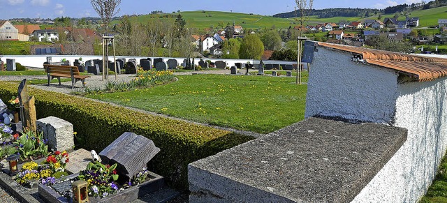 Der Friedhof in Wellendingen ist dank ... <BZ-Seitenhinweis></BZ-Seitenhinweis>  | Foto: Juliane Khnemund