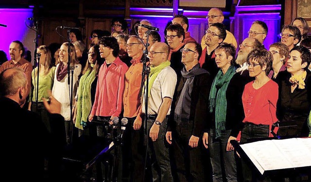 Englische Popsongs prsentieren die Vindonissa Singers diesmal in Rmmingen.  | Foto: Privat
