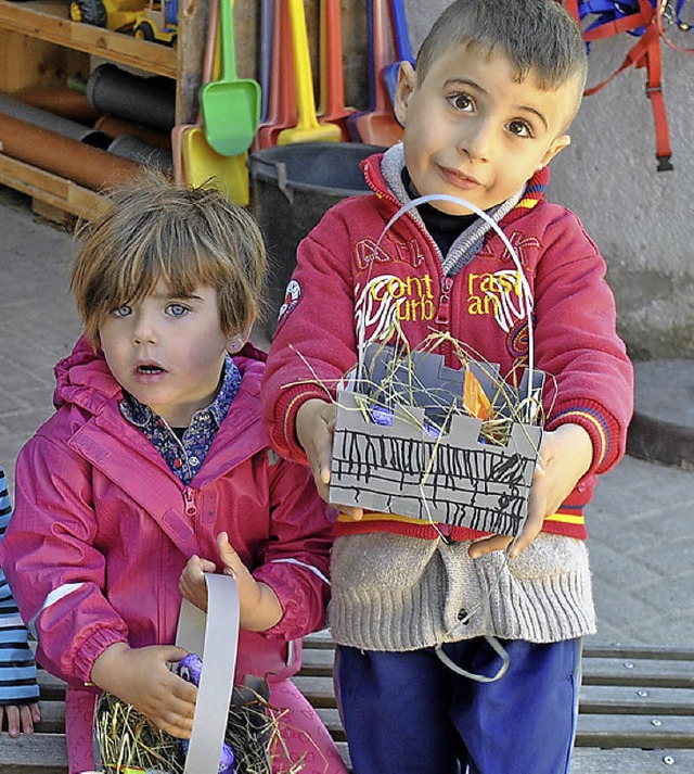 ber Ostereier  der Hllsteiner Kleint... freuten sich die Dora-Merian-Kinder.   | Foto: Winter