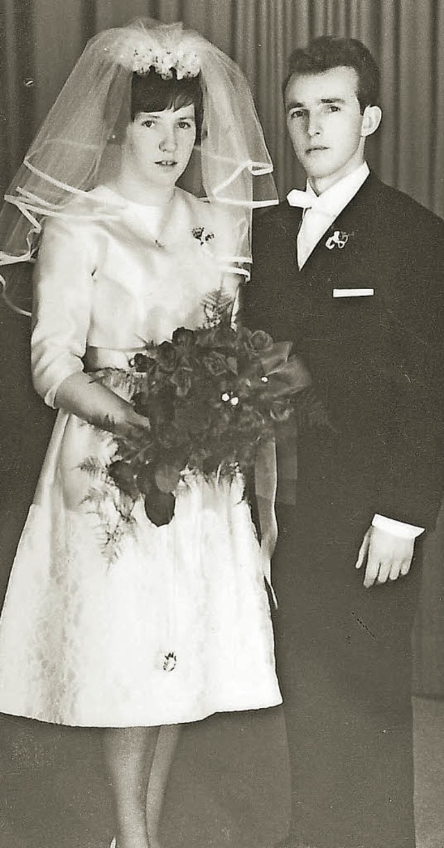 Am 25. April 1964 gaben sich Ingrid un... Staller aus Mettenberg das Ja-Wort .   | Foto: privat/pab