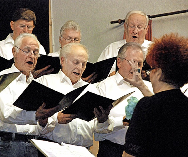 Der Mnnerchor Maulburg tritt in Fischingen auf.  | Foto: tolsdorf