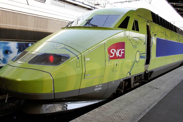 Sollte selbst der schnelle TGV sich ma...erschutzzentren eine Entschdigung zu.  | Foto: BERTRAND GUAY