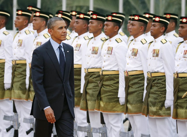 Zu Gast in Malaysia: der  US-Prsident Barack Obama.  | Foto: dpa