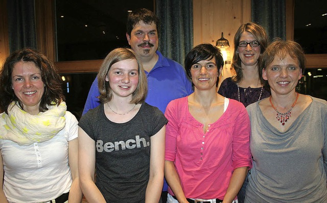 Geehrte der Trachtenkapelle (von links...lbach-Occhiuzzi und Birgit Trscher.    | Foto: D. Maurer