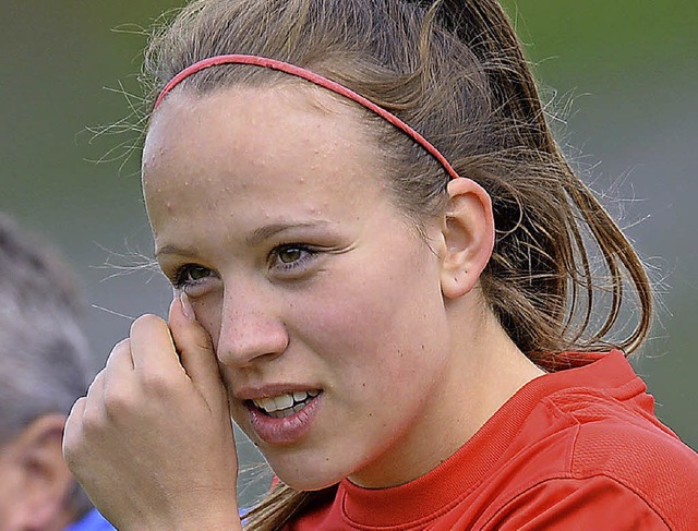 In Vorfreude auf ihre Bundesliga-Premiere: Die 17-jhrige Saskia Meier.   | Foto: Patrick Seeger