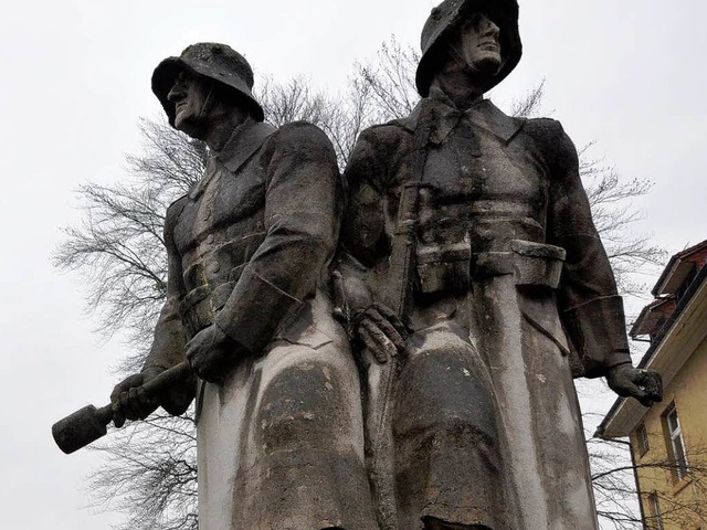 Die Nazis machten die Soldaten des Ers...938 errichtetes Kriegerdenkmal in Murg  | Foto: Daniel Grber