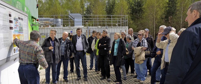 Der Gemeinderat Efringen-Kirchen besic...lage mit Nahwrmenetz in Mnchen-Riem.  | Foto: gemeindeverwaltung