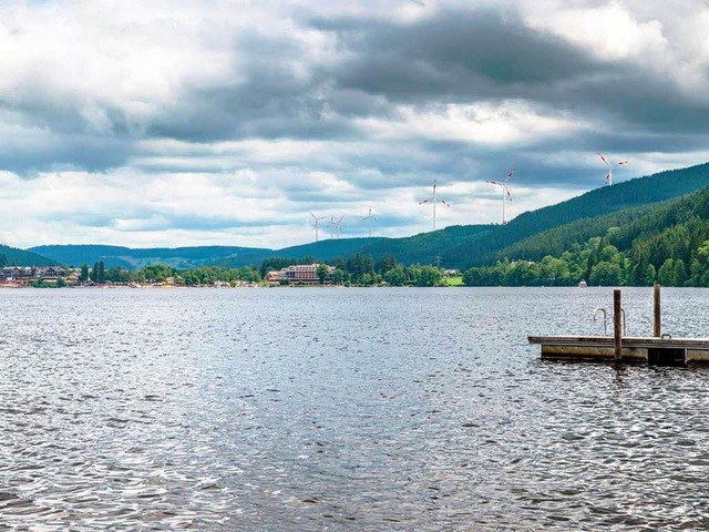 So knnte es am Titisee aussehen, wenn...icht, der Wind weht dort nur schwach.   | Foto: Visualisierung: Planungsbro Ruppel