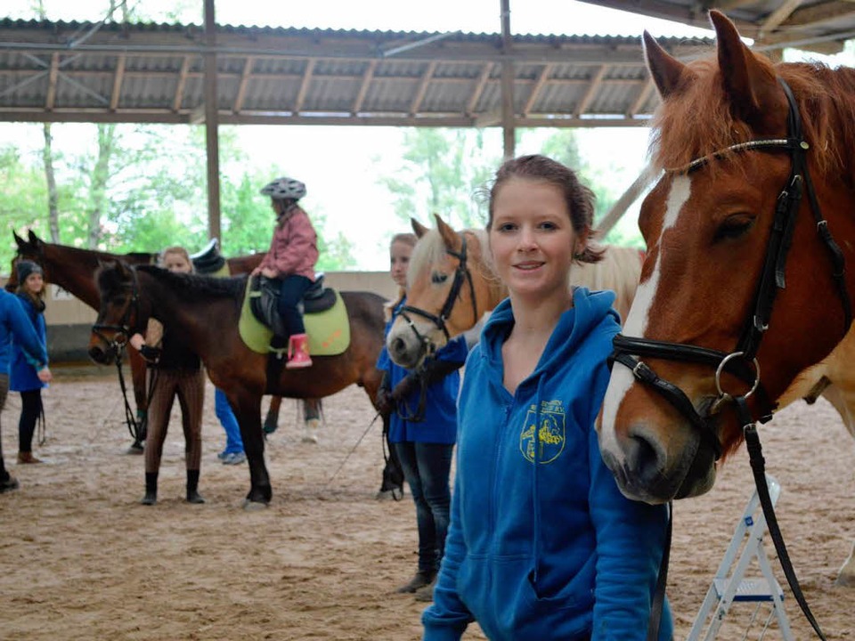 Beim Tag der offenen Tr fand auch das Reiten fr Jedermann wieder viel Anklang.  | Foto: Sebastian Heilemann