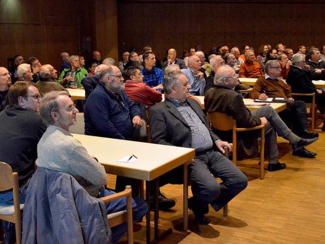 Circa 120 Menschen kamen zu der Vorstellung der Gutachten ins Kurhaus.   | Foto: Sebastian Wolfrum