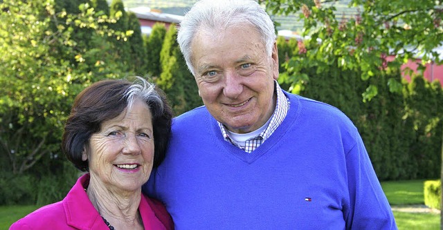 Goldene Hochzeit feiern  Anna Luise und Franz Xaver Sauerburger aus Wasenweiler.  | Foto: elisabeth Jakob-Klblin