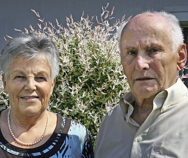 Vor 50 Jahren gaben sich Ursula und Wa...feiern sie mit  Familie und Freunden.   | Foto: elisabeth jakob-Klblin