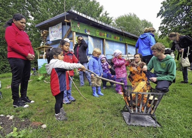 Die Kinder der Kita Violett verbringen...ll aber noch weiter verstrkt werden.   | Foto: Thomas Kunz