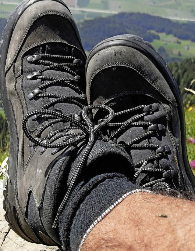 Am Sonntag heit es Wanderschuhe schnren.   | Foto: Markus Donner