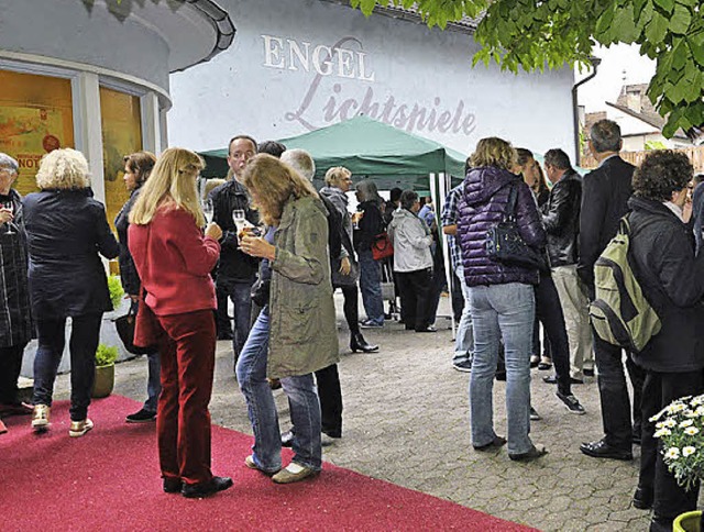 Einen Hauch von Filmfestival gab es beim Galaabend des Kinotages  in Breisach.   | Foto: KAi Kricheldorff