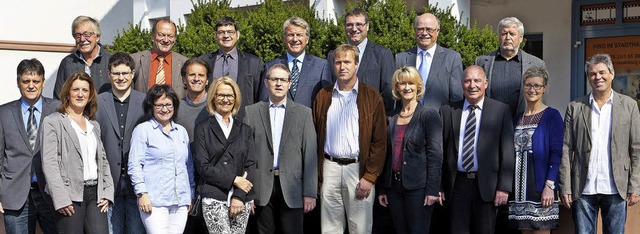 CDU Neuenburg Gemeinderatskandidaten 2014  | Foto: Thomas Pfluger