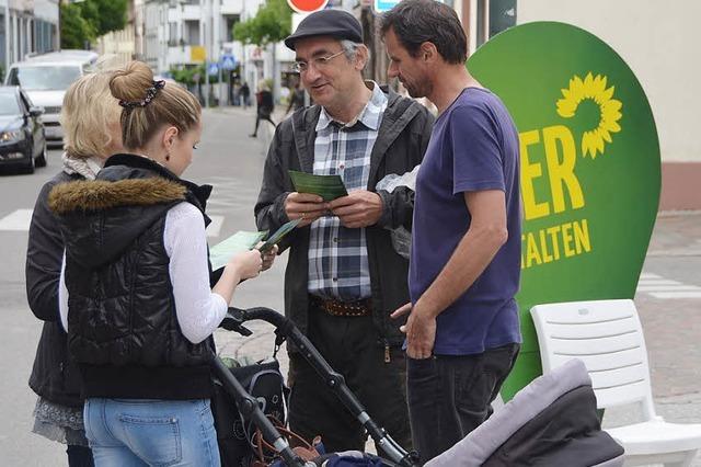 Grne verteidigen Platz