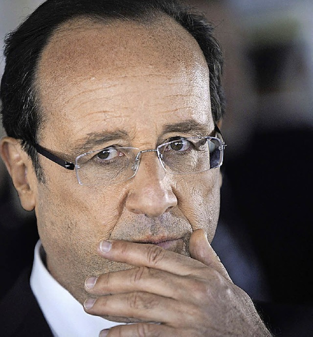 Franois Hollande, unbeliebt wie nie ein Prsident vor ihm.  | Foto: AFP