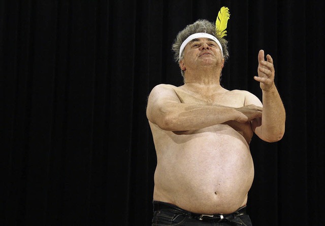 &#8222;Kopulent Identity&#8220;: Volkm...lies seinen roten Brdern die Leviten.  | Foto: Hans Jrgen Kugler