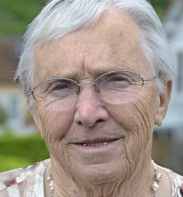Kiechlinsbergen. Jubilarin Monika Ruesch.  | Foto: Roland Vitt