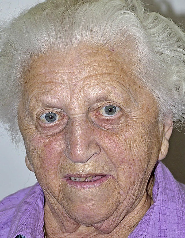 Endingen. Jubilarin Luise Winkler.  | Foto: Roland Vitt