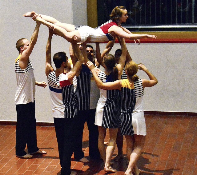 &#8222;Transit Birsfelden&#8220; in de...lden, einer Station der Choreografie    | Foto: Annette Mahro