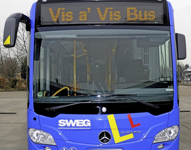 Ob der Vis-a-vis-Bus 2015 noch fhrt, ist offen.   | Foto: bettina schaller