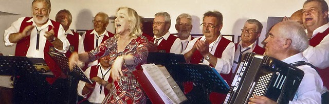 Der Saal tobte beim jngsten Konzert mit den Vierteleschlotzer.   | Foto: Zvg