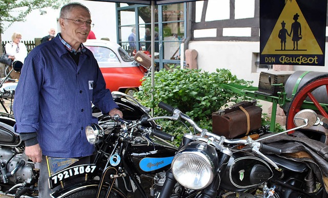 Josef Werner wird sich weiterhin beim ...timer-Ausstellung mitorganisiert hat.   | Foto: rob