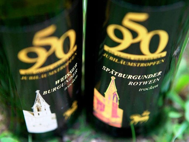 Im Jubilumsjahr trinkt man in Oberweier Wei- oder Sptburgunder.  | Foto: Bastian Henning