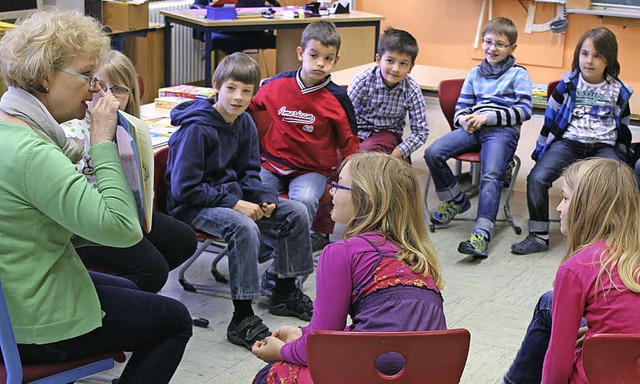 Lustig und spannend: Vorlesetag in der Grundschule.   | Foto: hans spengler