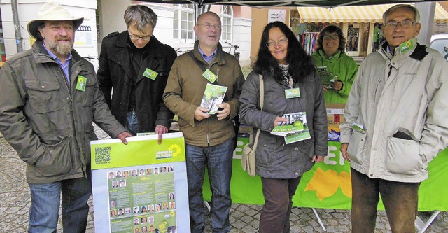 Stellten das Wahlprogramm der Grnen v...  Wiltrud Straub-Goetz und Uwe Gerber   | Foto: zvg