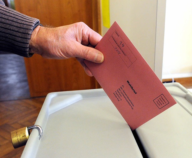 Bei der Gemeinderatswahl in Bad Bellin...hlt die groe Auswahl fr die Whler.   | Foto: dpa