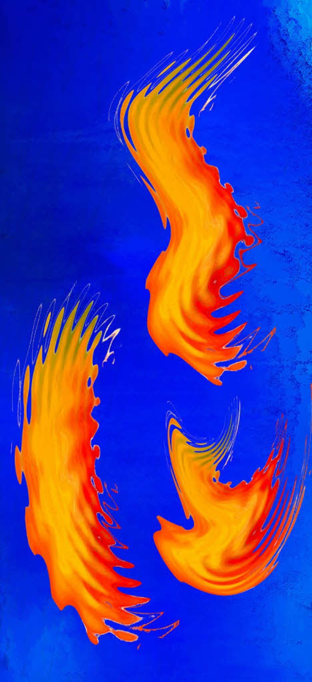 Abstrakte flieende Formen von Michael Templin   | Foto: Privat
