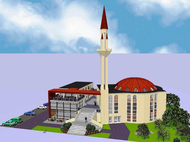 So knnte das neue Gemeindezentrum der... Gemeinde  im Lahrer Westen aussehen.   | Foto: Trkische Gemeinde