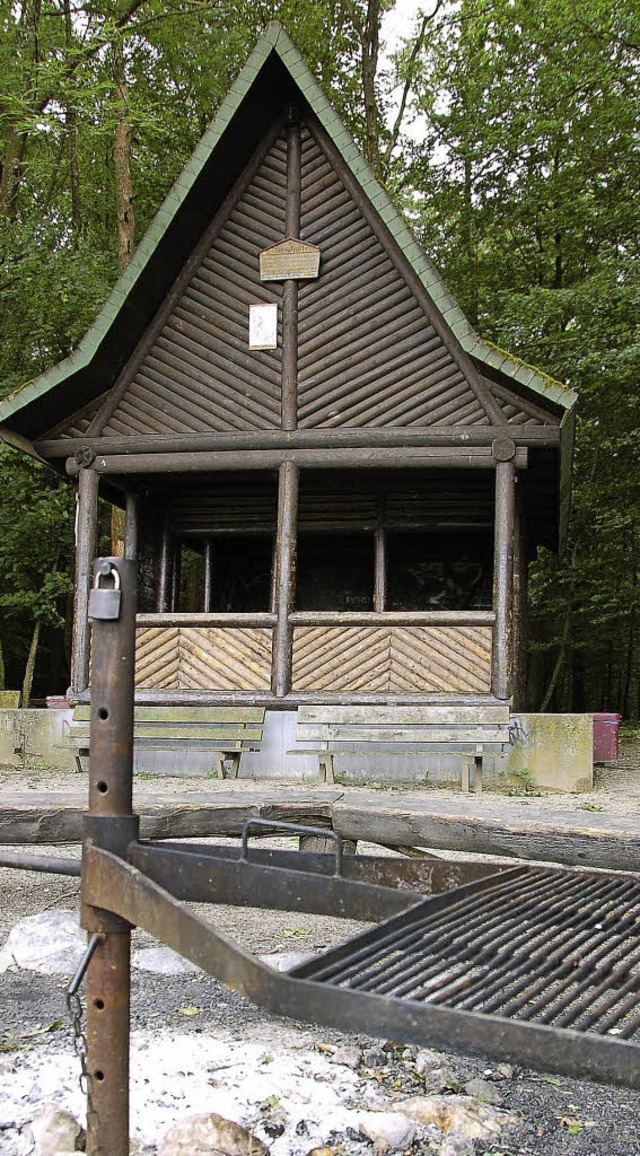 Ob an der Daur-Htte knftig noch Feste stattfinden knnen, ist fraglich.   | Foto: Lauber