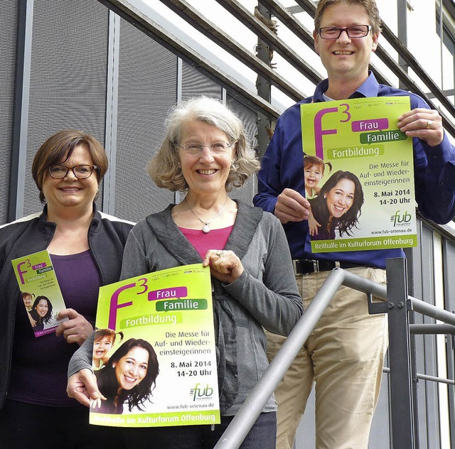 Bianca Bhnlein (von links), Regina Geppert und Dirk Gebert laden ein.   | Foto: weizenecker