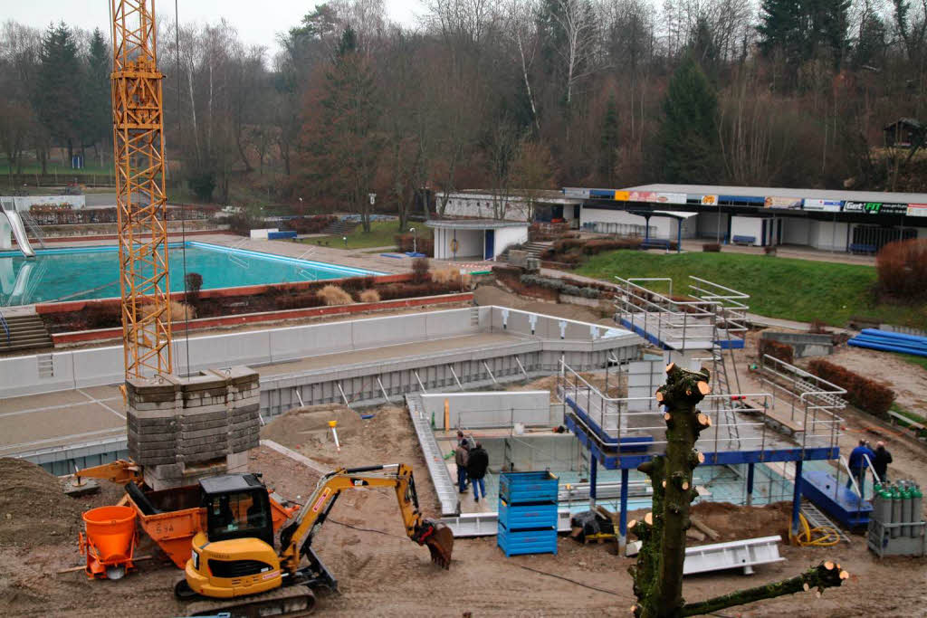 Januar 2014: Das neue Bad nimmt Formen an.