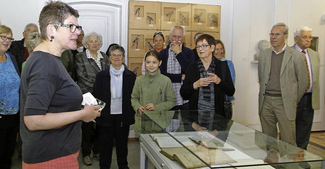 Gabriele Bohnert hat die Besucher durch das Stadtmuseum gefhrt.   | Foto: Heidi Fssel