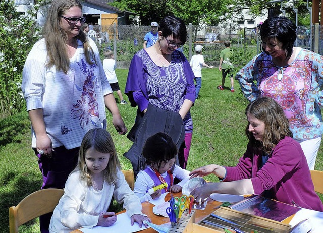 Kreativ sein: Kinderangebote beim Kirchenfest    | Foto: wolfgang knstle