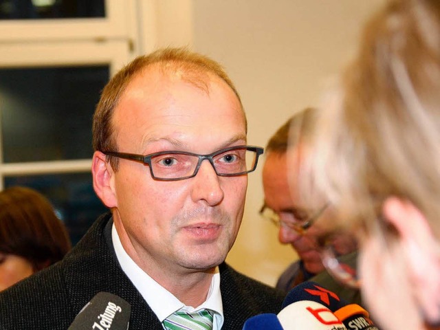 Norbert Moosmann bei seiner  Stellungnahme nach seiner Verurteilung 2012  | Foto: Archivfoto: Saurer