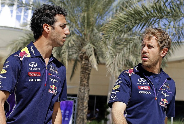 Hausgemachter Stress: Sebastian Vettel... flott um die Kurven in der Formel 1.   | Foto: dpa