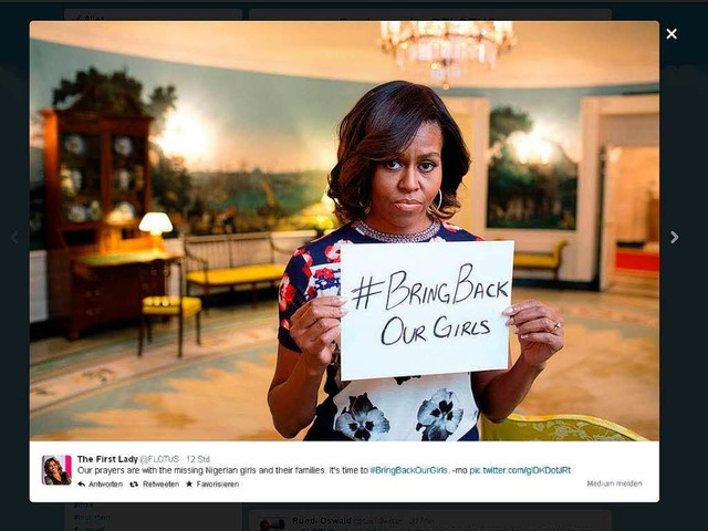 Unter dem Hashtag #bringbackourgirls luft die Untersttzung auf Twitter.  | Foto: bz