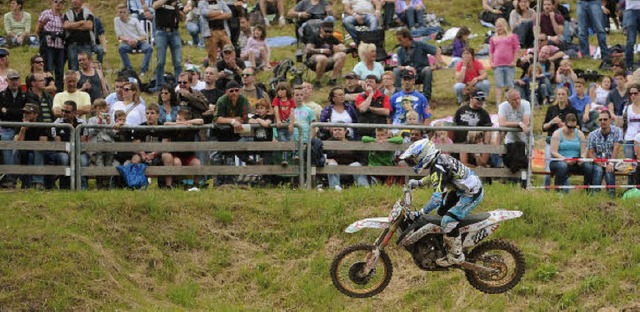 Motocrossveranstaltungen wie hier in S...de ist das erste Rennen in Schopfheim.  | Foto: Bettina Schaller